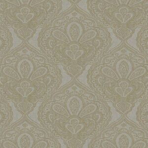Dwp0247-06 - Emporium Mehndi Damask Grey And Gold Galerie Wallpaper Dwp0247-06 - Emporium Mehndi Damask Grey And Gold Galerie Wallpaper