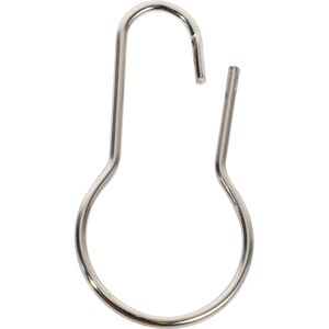 Sodial 3x(Lot Of 100 Iron Shower Curtain Hooks Rings Pear Clips X5u1)5804 Sodial 3x(Lot Of 100 Iron Shower Curtain Hooks Rings Pear Clips X5u1)5804