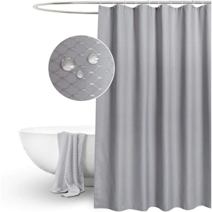 Does Not Apply Grey Shower Curtain Waffle Weave Fabric,Thick Heavy Duty Mould Proof Water Repel Does Not Apply Grey Shower Curtain Waffle Weave Fabric,Thick Heavy Duty Mould Proof Water Repel