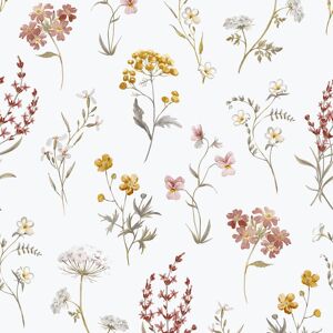1901-3 - Spring Blossom Floral White Yellow Pink Galerie Wallpaper 1901-3 - Spring Blossom Floral White Yellow Pink Galerie Wallpaper