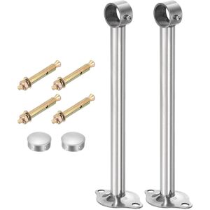 Uxcell 4 Set Ceiling Mount Curtain Rod Bracket, Fit 25mm/0.98\" Pipe Length 250mm/9.84\ Uxcell 4 Set Ceiling Mount Curtain Rod Bracket, Fit 25mm/0.98\" Pipe Length 250mm/9.84\