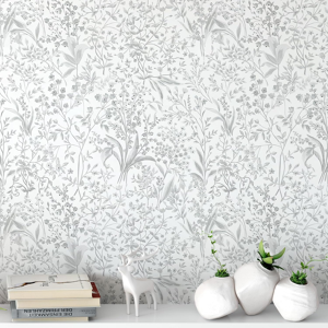 Does Not Apply Peel And Stick Wallpaper For Home Decoration Kitchen Grey Leaf Trellis Floral Re Does Not Apply Peel And Stick Wallpaper For Home Decoration Kitchen Grey Leaf Trellis Floral Re