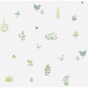 G45443 - Just Kitchens Meadow Spot Green White Galerie Wallpaper G45443 - Just Kitchens Meadow Spot Green White Galerie Wallpaper