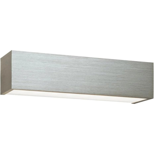 Does Not Apply Saxby Shale 8w Brushed Silver & Frosted Glass Up & Down Led Wash Wall Light Does Not Apply Saxby Shale 8w Brushed Silver & Frosted Glass Up & Down Led Wash Wall Light