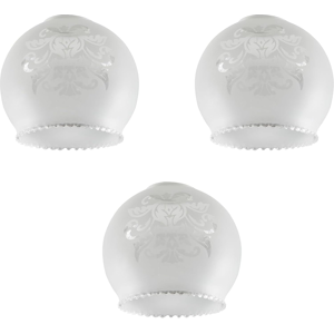 Does Not Apply Etched Pattern Frosted White Glass Replacement Shades Lamp Shades, Home Déco Does Not Apply Etched Pattern Frosted White Glass Replacement Shades Lamp Shades, Home Déco