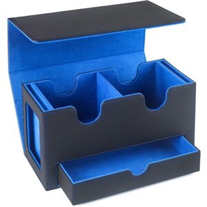 1x(Portable Game Magnetic Card Storage Box, Drawer Storage Box With Viewing7161 1x(Portable Game Magnetic Card Storage Box, Drawer Storage Box With Viewing7161