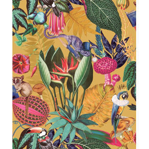 Does Not Apply Wonderland Jungle Exotic Wallpaper Holden Ochre Birds Animals Does Not Apply Wonderland Jungle Exotic Wallpaper Holden Ochre Birds Animals