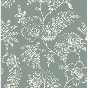 Fd26824_middleton Trailing, Botanical Cream Blue-Gray Fine Decor Wallpaper Fd26824_middleton Trailing, Botanical Cream Blue-Gray Fine Decor Wallpaper