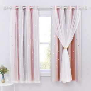 Nicetown Kids Blackout Curtains Voile - Eyelet Top Thermal Insulated Curtains L Nicetown Kids Blackout Curtains Voile - Eyelet Top Thermal Insulated Curtains L