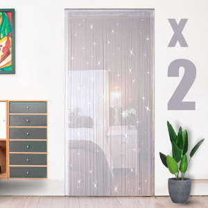 Does Not Apply 2 Pack Door Curtains 100 X 200cm Fly Screens For Doors, Beaded String Curtain Fo Does Not Apply 2 Pack Door Curtains 100 X 200cm Fly Screens For Doors, Beaded String Curtain Fo