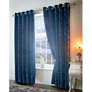 Portfolio Floral Teal Amelia 66\" X 72\" Ready Made Eyelet Lined Curtains Luxury Style Portfolio Floral Teal Amelia 66\" X 72\" Ready Made Eyelet Lined Curtains Luxury Style