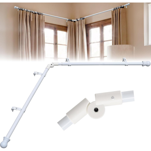 Does Not Apply Bay Window Curtain Poles, Curved Curtain Pole For Windows 76 To 345 Cm, 25 Mm Di Does Not Apply Bay Window Curtain Poles, Curved Curtain Pole For Windows 76 To 345 Cm, 25 Mm Di
