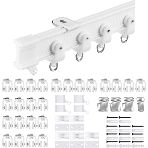 Does Not Apply Flexible Ceiling Curtain Track 3 M Curved Curtain Rail With Mute Rollers Ben Does Not Apply Flexible Ceiling Curtain Track 3 M Curved Curtain Rail With Mute Rollers Ben