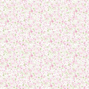 G56669 - Small Prints Mini Mod Floral Pink, Green Galerie Wallpaper G56669 - Small Prints Mini Mod Floral Pink, Green Galerie Wallpaper