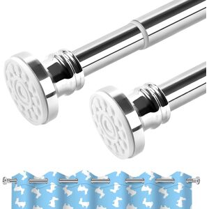 Breerainz Extendable Shower Curtain Poles 110 To 290cm, No Drill Tension Rod Ad Breerainz Extendable Shower Curtain Poles 110 To 290cm, No Drill Tension Rod Ad