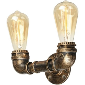 Does Not Apply Water Pipe Wall Light E27 Brushed Copper Metal 20cm Creative Wall Sconce Industr Does Not Apply Water Pipe Wall Light E27 Brushed Copper Metal 20cm Creative Wall Sconce Industr