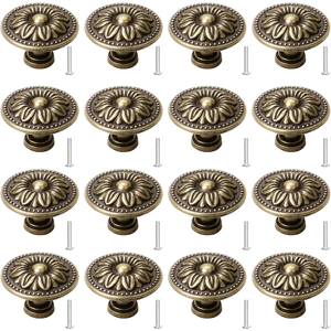 Does Not Apply 16 Pcs Antique Bronzy Cabinet Knobs,Vintage Cabinet Handles Cupboard Handles 30m Does Not Apply 16 Pcs Antique Bronzy Cabinet Knobs,Vintage Cabinet Handles Cupboard Handles 30m