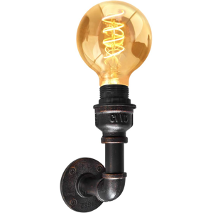 Does Not Apply Retro Industrial Water Pipe Wall Light Vintage Rustic Metal Steampunk Lamp Up Or Does Not Apply Retro Industrial Water Pipe Wall Light Vintage Rustic Metal Steampunk Lamp Up Or