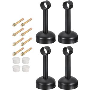 Uxcell 4 Set Ceiling Mount Curtain Rod Bracket, 25x150mm Stainless Steel Rod Holders Uxcell 4 Set Ceiling Mount Curtain Rod Bracket, 25x150mm Stainless Steel Rod Holders