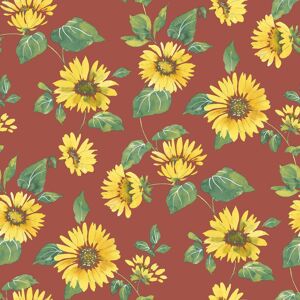 G45459 - Just Kitchens Sunflower Trail Red Yellow Galerie Wallpaper G45459 - Just Kitchens Sunflower Trail Red Yellow Galerie Wallpaper