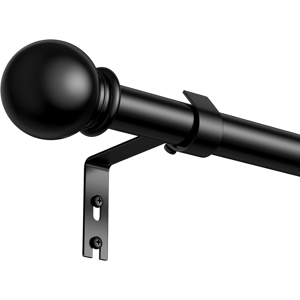 Does Not Apply Curtain Poles 87-243cm,Black Curtain Pole For Eyelet Curtains,16mm Curtain Rod W Does Not Apply Curtain Poles 87-243cm,Black Curtain Pole For Eyelet Curtains,16mm Curtain Rod W