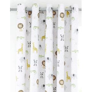 Catherine Lansfield Kids Roarsome Animals Blackout Eyelet Curtains 66x72 Inch Natural Catherine Lansfield Kids Roarsome Animals Blackout Eyelet Curtains 66x72 Inch Natural