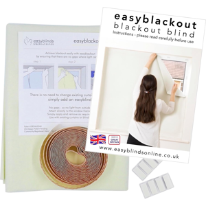 Does Not Apply Easyblackout Blackout Blind, Any Shape/size Up To 200 X 135cm, Cream (Others Ava Does Not Apply Easyblackout Blackout Blind, Any Shape/size Up To 200 X 135cm, Cream (Others Ava