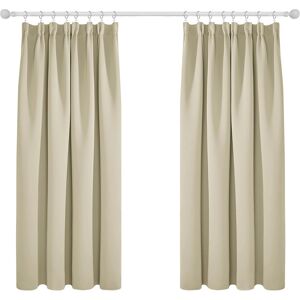 Deconovo Super Soft Curtains Thermal Insulated Pencil Pleat Room Darkening Curt Deconovo Super Soft Curtains Thermal Insulated Pencil Pleat Room Darkening Curt