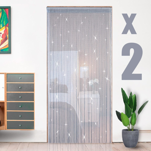Does Not Apply 2 Pack Door Curtain 100 X 200cm Fly Screens For Doors, Beaded Door String Curtai Does Not Apply 2 Pack Door Curtain 100 X 200cm Fly Screens For Doors, Beaded Door String Curtai
