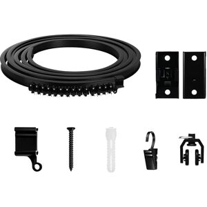 Sodial Flexible Bendable Curtain Track, Ceiling Wall Mounted, Black Curved Heavy3649 Sodial Flexible Bendable Curtain Track, Ceiling Wall Mounted, Black Curved Heavy3649