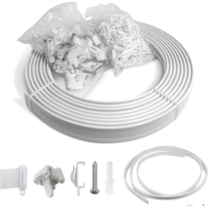 Does Not Apply 4.5 Meter/ 15 Ft Plastic Curtain Track Glider Rail For Straight And Bay Windows Does Not Apply 4.5 Meter/ 15 Ft Plastic Curtain Track Glider Rail For Straight And Bay Windows