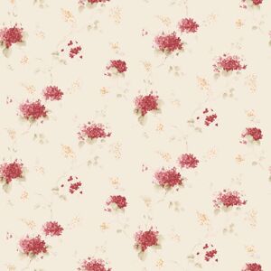 Pf38109 - Pretty Prints Trail Cream Red Yellow-Green Ochre Galerie Wallpaper Pf38109 - Pretty Prints Trail Cream Red Yellow-Green Ochre Galerie Wallpaper