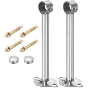 Uxcell 4 Set Ceiling Mount Curtain Rod Bracket, Fit 25mm/0.98\" Pipe Length 200mm/7.87\ Uxcell 4 Set Ceiling Mount Curtain Rod Bracket, Fit 25mm/0.98\" Pipe Length 200mm/7.87\