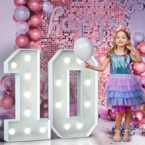 Does Not Apply 10th Birthday Decorations For Girl Boy: 3ft Large Light Up Numbers 10th Wedding Does Not Apply 10th Birthday Decorations For Girl Boy: 3ft Large Light Up Numbers 10th Wedding