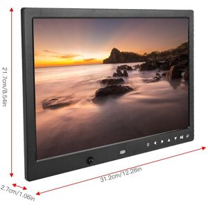 (Black)13 Inch Hd Digital Photo Frame With Remote Controller - High Resolution (Black)13 Inch Hd Digital Photo Frame With Remote Controller - High Resolution