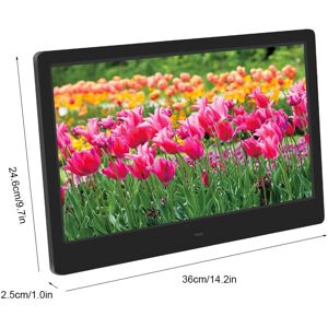 15.4inch 16:9 1280*800 Hd Screen Digital Photo Frame Electronic Album Black Ou 15.4inch 16:9 1280*800 Hd Screen Digital Photo Frame Electronic Album Black Ou