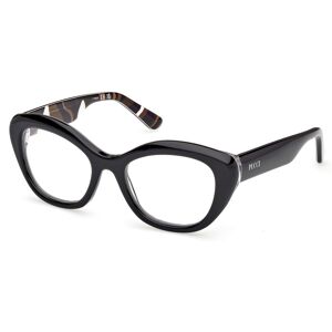 Emilio Pucci Pucci Ep5272 005 Black/texture 52/19/140 Woman Eyewear Frame Emilio Pucci Pucci Ep5272 005 Black/texture 52/19/140 Woman Eyewear Frame