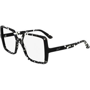 Karl Lagerfeld Kl6169 Marble Black/black 54/17/140 Women Eyewear Frame Karl Lagerfeld Kl6169 Marble Black/black 54/17/140 Women Eyewear Frame