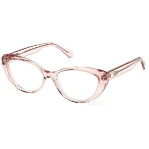 Max&co. Max &co Mo5188 072 Shiny Light Pink 53/16/140 Woman Eyewear Frame Max&co. Max &co Mo5188 072 Shiny Light Pink 53/16/140 Woman Eyewear Frame
