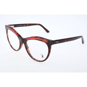 Tod'S Tod S To5153 Coloured Havana 54/17/140 Woman Eyewear Frame Tod'S Tod S To5153 Coloured Havana 54/17/140 Woman Eyewear Frame