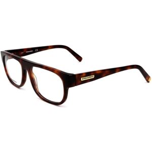Dsquared2 Dq5295 052 Dark Havana 56/17/145 Man Eyewear Frame Dsquared2 Dq5295 052 Dark Havana 56/17/145 Man Eyewear Frame