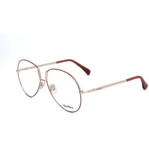 Max Mara Maxmara Mm5119 042 Shiny Orange 57/13/135 Woman Eyewear Frame Max Mara Maxmara Mm5119 042 Shiny Orange 57/13/135 Woman Eyewear Frame