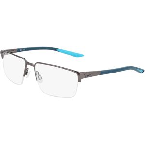 Nike 8054 074 Satin Gunmetal/matte Blue 55/16/140 Male Eyewear Frame Nike 8054 074 Satin Gunmetal/matte Blue 55/16/140 Male Eyewear Frame