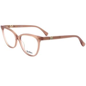 Max Mara Maxmara Mm5018 045 Shiny Light Brown 53/15/140 Woman Eyewear Frame Max Mara Maxmara Mm5018 045 Shiny Light Brown 53/15/140 Woman Eyewear Frame