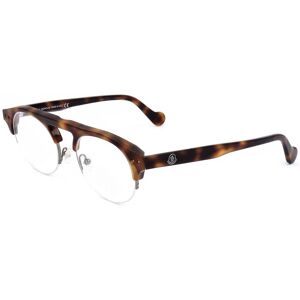 Moncler Ml5016 052 Dark Havana 49/21/150 Man Eyewear Frame Moncler Ml5016 052 Dark Havana 49/21/150 Man Eyewear Frame