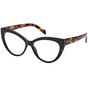Emilio Pucci Pucci Ep5215 005 Shiny Black 54/15/140 Woman Eyewear Frame Emilio Pucci Pucci Ep5215 005 Shiny Black 54/15/140 Woman Eyewear Frame