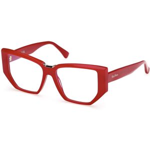 Max Mara Maxmara Mm5179-B 066 Shiny Light Red 54/15/140 Woman Eyewear Frame Max Mara Maxmara Mm5179-B 066 Shiny Light Red 54/15/140 Woman Eyewear Frame