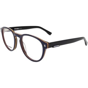 Dsquared2 D2 0049 9n7 Blue Black 51/21/145 Man Eyewear Frame Dsquared2 D2 0049 9n7 Blue Black 51/21/145 Man Eyewear Frame