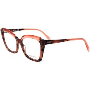 Emilio Pucci Pucci Ep5160 056 Havana 55/17/140 Woman Eyewear Frame Emilio Pucci Pucci Ep5160 056 Havana 55/17/140 Woman Eyewear Frame
