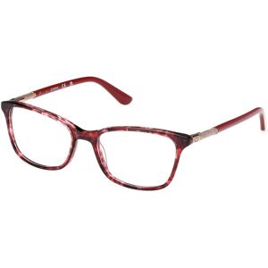 Guess GU2658-N 066 Red/Avana Square Acetate Eyewear - Eyewear Frames Guess GU2658-N 066 Red/Avana Square Acetate Eyewear - Eyewear Frames